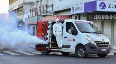 San Martín continúa con las tareas de fumigación contra el Dengue