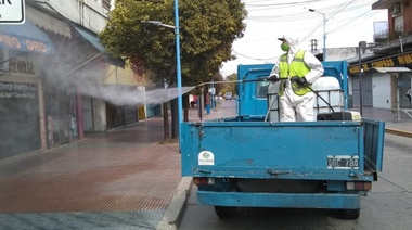 La Municipalidad de Escobar sigue adelante con las tareas de desinfección en todo el distrito