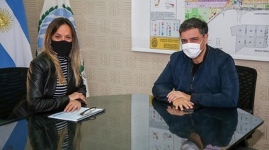 Malena Galmarini tuvo un encuentro de trabajo con Jorge Macri