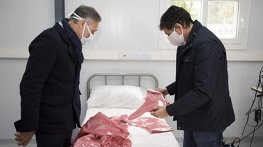 San Isidro: con bolsas de residuo, crean ambos reutilizables para médicos