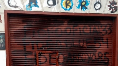 Ataque a un local partidario de La Cámpora en San Andrés