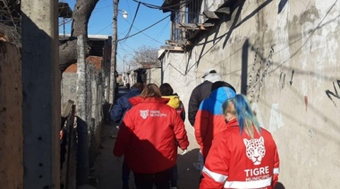 Tigre y Provincia realizaron un operativo de detección de anticuerpos a familias del barrio San Jorge