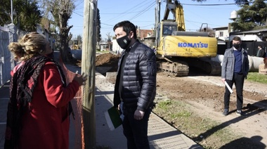 Los Polvorines: nuevo tramo de pavimentación de la calle José Verdi