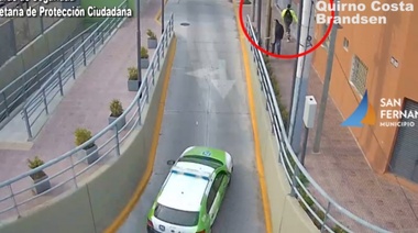 Protección Ciudadana detuvo a un ladrón que fingió ser municipal para robar un reflector