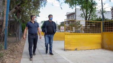Avanzan las obras de renovación del espacio público en Munro Oeste