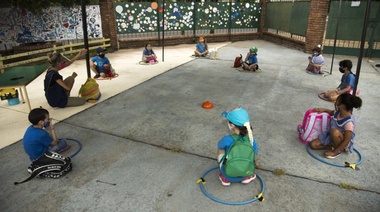 Empezaron las clases de revinculación en los jardines de infantes de San Isidro