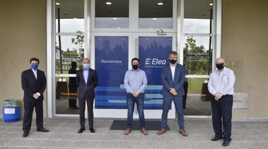 Nardini visitó la planta de Laboratorio Elea