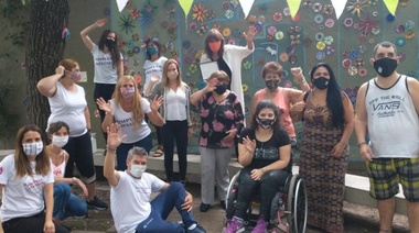 La inclusión como derecho: Inauguran un nuevo mural en Munro
