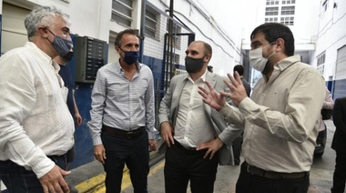 Moreira, Guzmán y Katopodis se reunieron con empresarios de San Martín