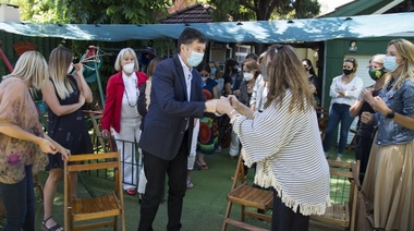 Posse se reunió con representantes de jardines escolares de San Isidro