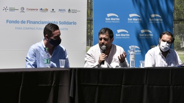 San Martín puso en marcha un Fondo Solidario para cooperativas