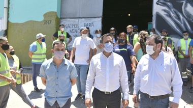 Moreira y Cabandié recorrieron espacios de reciclado en San Martín