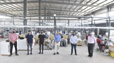 Leo Nardini visitó la planta de Der Will S.A.