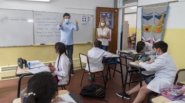 Empezaron las clases presenciales en San Isidro
