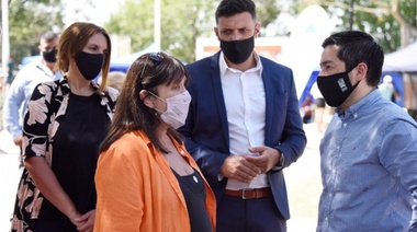 Leo Nardini recibió a la ministra de Gobierno de la Provincia
