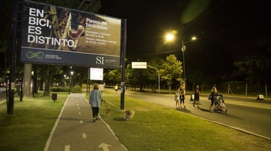 Finalizó en San Isidro otra edición del Paseo de Bicicletas Nocturno