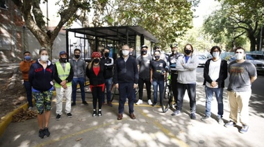 Nueva guardería de bicicletas en Santos Lugares