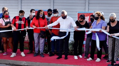 Julio Zamora inauguró una nueva senda aeróbica en General Pacheco