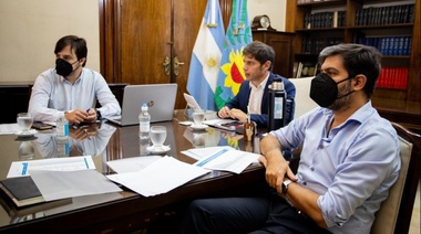 Kicillof se reunió con intendentes e intendentas del Área Metropolitana
