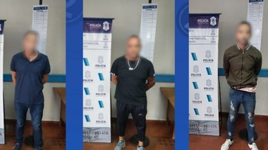 Detienen en San Isidro a tres delincuentes que asaltaban bancos