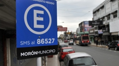 El Municipio de Morón libera el estacionamiento medido hasta fin de mes