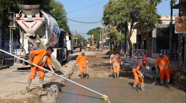 Comenzó la segunda etapa de remodelación de la calle Perdriel