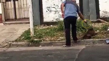 Ejecutó a sangre fría de tres disparos al perro del barrio