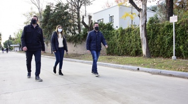 Se inauguraron dos nuevos pavimentos en Los Polvorines
