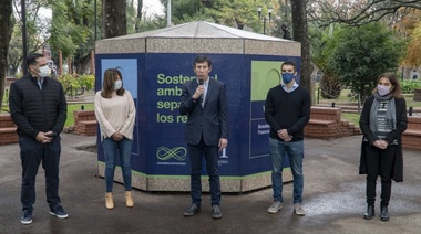 Nuevo ecopunto para separar residuos en Plaza 9 de Julio