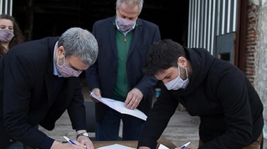 La UNAHUR firmó el contrato para la construcción del Sector E