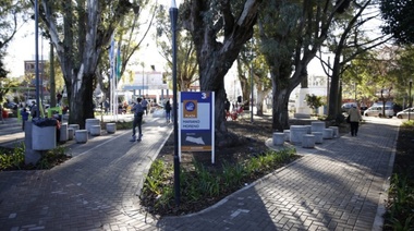 Tres de Febrero inauguró la plaza Mariano Moreno