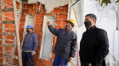 Vicente López continúa el plan de obras en instituciones educativas