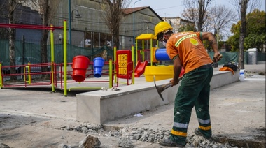 Vicente López continúa con la renovación en distintas plazas