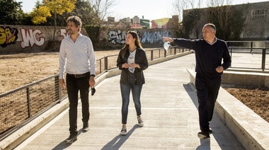 El municipio construye una moderna plaza en Beccar