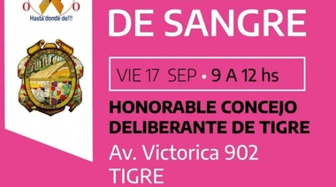 Jornada de Donación DE SANGRE