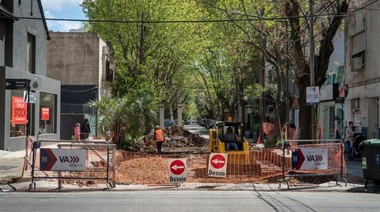 Nuevo pavimento en calles de Martínez