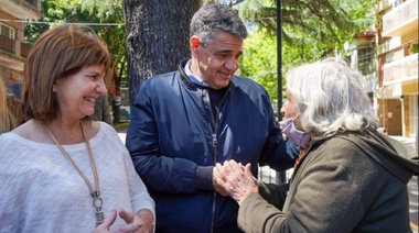 Jorge Macri junto a Patricia Bullrich dialogaron con comerciantes en La Lucila