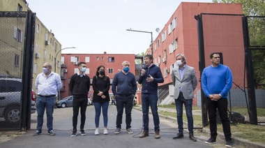 Posse inauguró un cerco perimetral alrededor del Barrio San Isidro