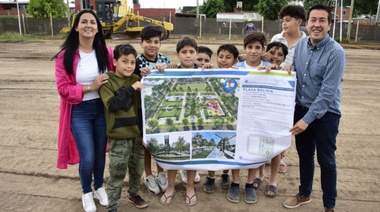Comenzó la obra de la plaza Bolivia