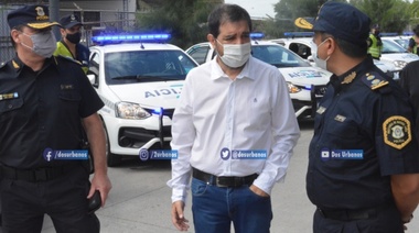 Fernando Moreira presentó más patrulleros para la Policía de la Provincia