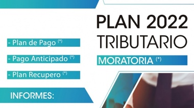 Malvinas Argentinas: Plan Tributario 2022