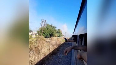 El tren San Martín circula con demoras y cancelaciones por el incendio de una locomotora