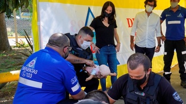 Soledad Martínez participó de la capacitación de RCP para Patrulla Local