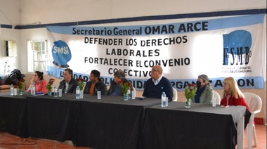 La FESIMUBO realizó un plenario con gremialistas en el que Omar Arce fue designado con un nuevo cargo