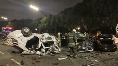 Dos muertos por el choque múltiple frente al Hipódromo de Palermo