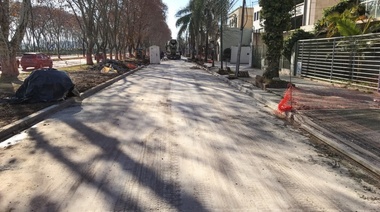 San Isidro: avanzan las obras para asfaltar 38 cuadras de Dardo Rocha
