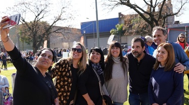 Fernando Moreira inauguró las obras de la Plaza 25 de Mayo