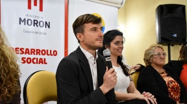 Ghi y Volnovich visitaron el Centro de Jubilados Zeballos en Morón