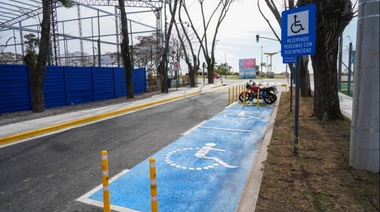 Finalizaron las obras de renovación en el acceso Melo