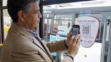 La Ciudad presentó los códigos QR de seguridad en colectivos